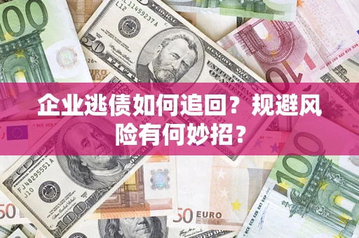 武汉企业逃债如何追回？规避风险有何妙招？