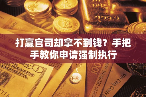 武汉打赢官司却拿不到钱？手把手教你申请强制执行