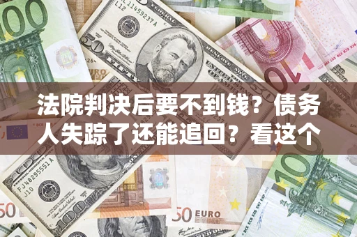 武汉法院判决后要不到钱？债务人失踪了还能追回？看这个方法！