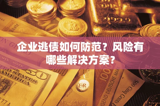 武汉企业逃债如何防范？风险有哪些解决方案？