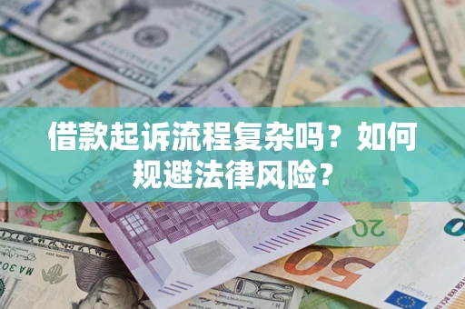武汉借款起诉流程复杂吗？如何规避法律风险？