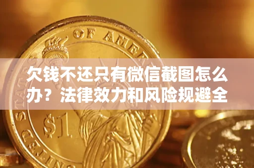 武汉欠钱不还只有微信截图怎么办？法律效力和风险规避全解析