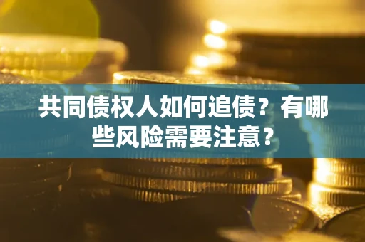 武汉共同债权人如何追债？有哪些风险需要注意？